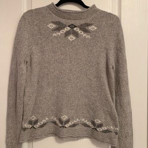 Grey Turtleneck Sweater